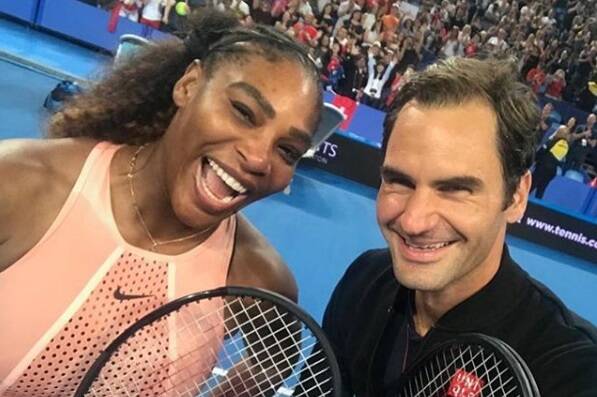 Serena Williams e Federer se unem para ajudar vítimas de incêndios na Austrália