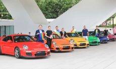 Porsche cria arco-íris movel para demonstrar apoio à comunidade LGBTQI+