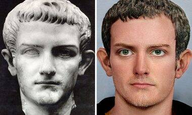 Artista recria rostos de imperadores romanos
