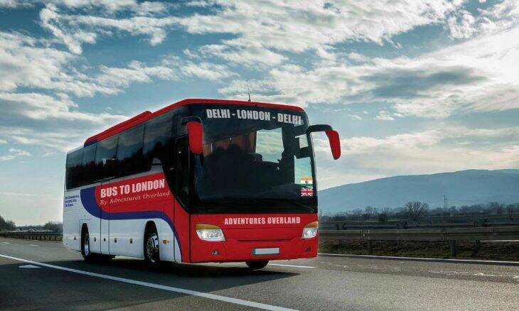 Empresa vai oferecer viagem de ônibus entre a Índia e a Inglaterra