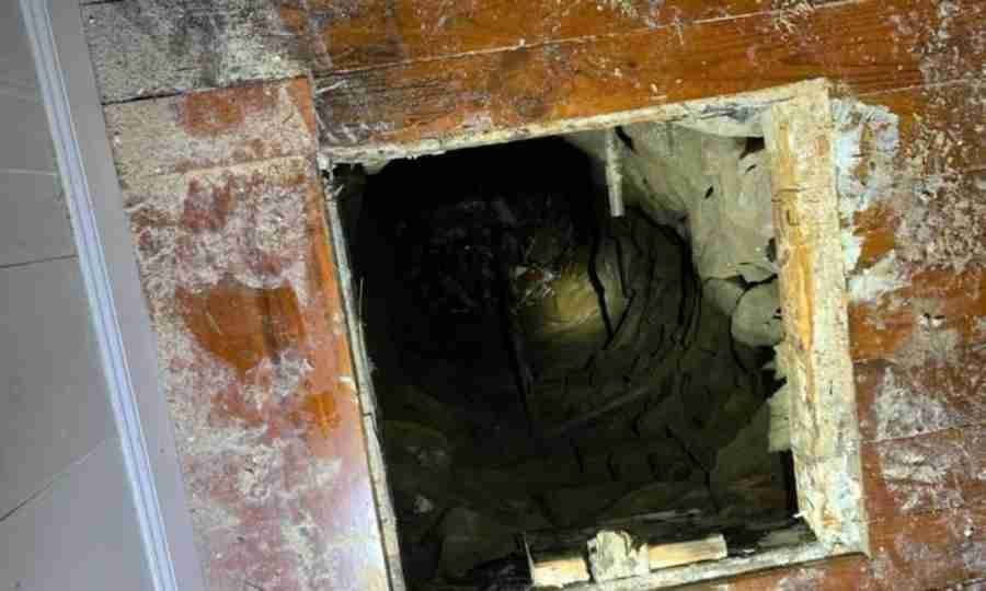 Homem acha poço do século XIX escondido no piso de casa