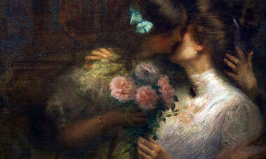 O beijo (1909), de Eliseu Visconti