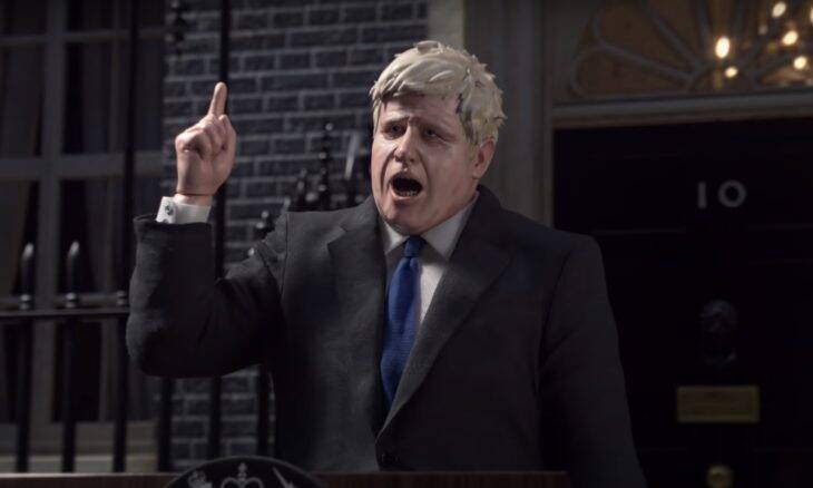 Boris Johnson é soterrado por pilha de garrafas pláticas em animação do Greenpeace