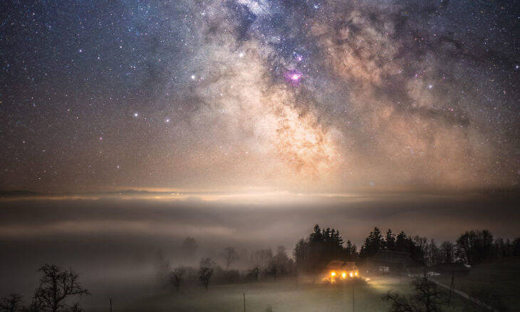 Fotógrafo registra imagens impressionantes do céu noturno