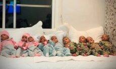 Nove gêmeos recordistas estão bem e vão sair do hospital