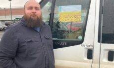 Ex-militar faz viagem de 1.600 km para levar ajuda a refugiados da Ucrânia