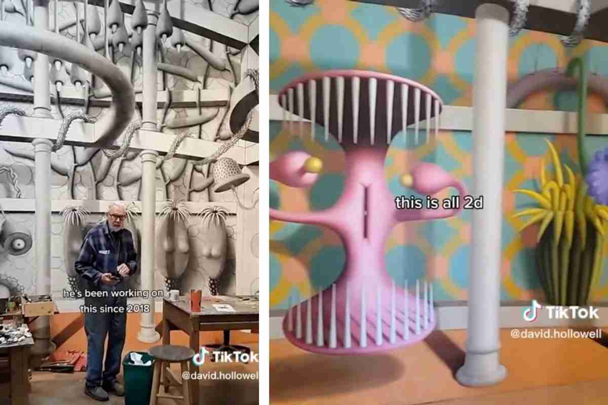 Artista com afasia encontra na pintura 3D uma nova forma de se comunicar